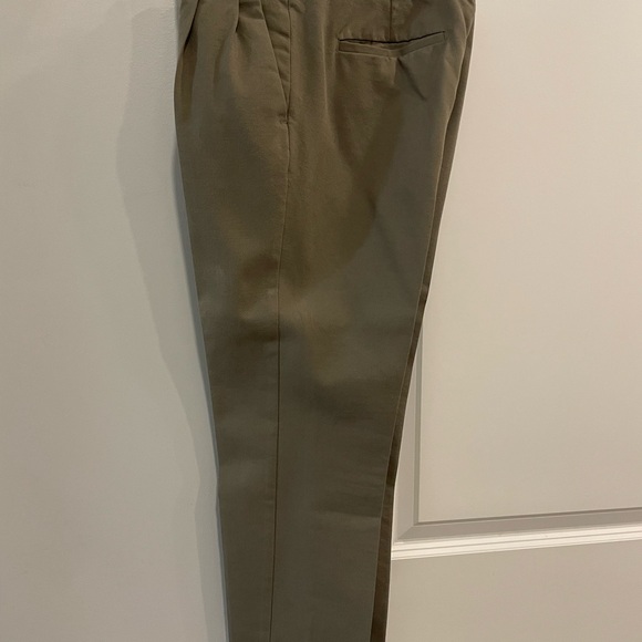 AllSaints Tallis Khaki Tapered Trousers - Picture 2 of 6